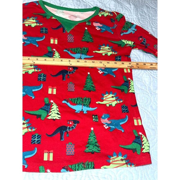 Wondershop Womens Dinosaur Christmas Pajama Set Red & Green Size Small - Picture 9 of 12
